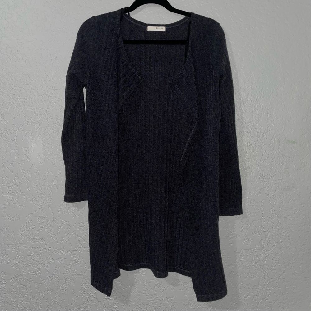 Ribbed cardigan